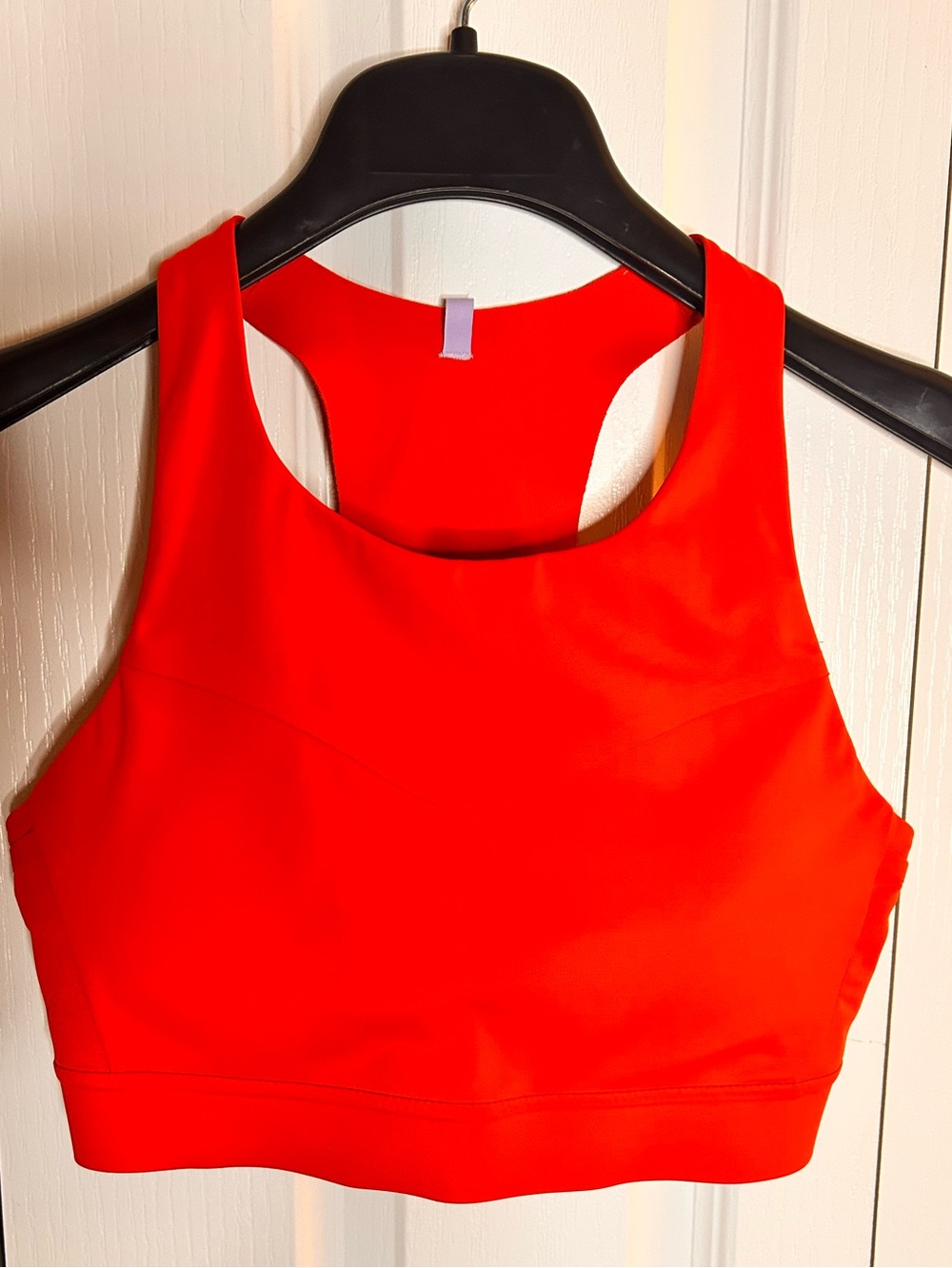 Brooks Women’s 36DD Bright Red High-Neck Racerback Drive 3 Pocket Sports Bra